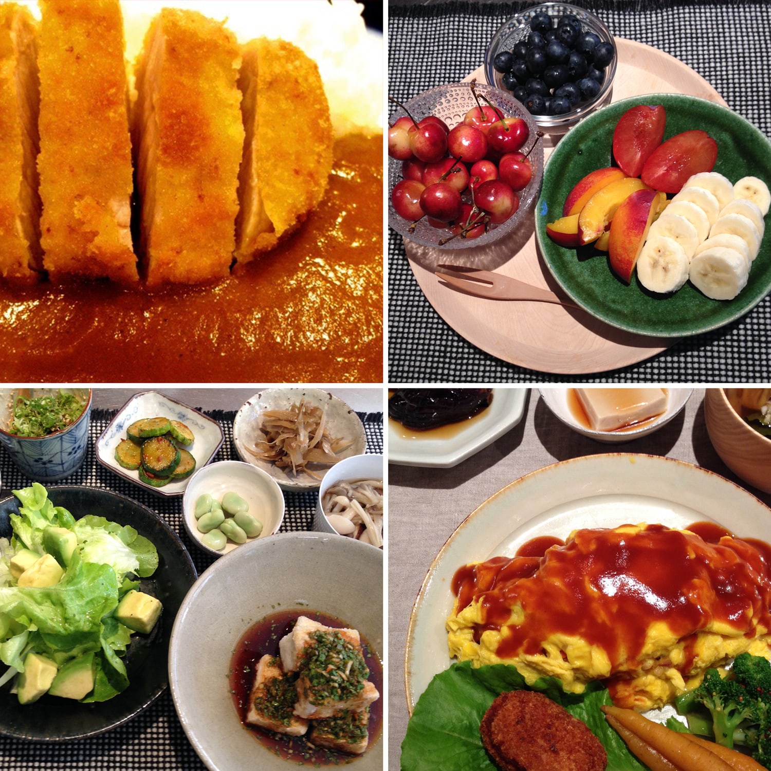 왼쪽 위 : 투병 중에 바라본 돈까스 카레(사진제공 : Kab Inc. / 사카모토 류이치)